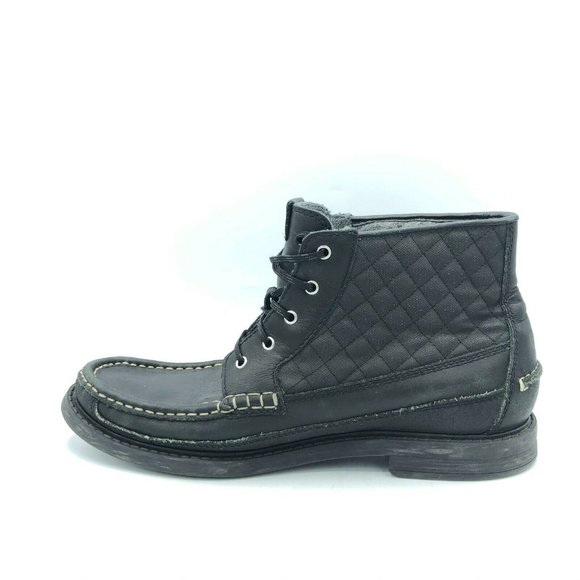 Cole Haan Mens Pinch Black Ankle Boots Size 8.5 M - Picture 2 of 6